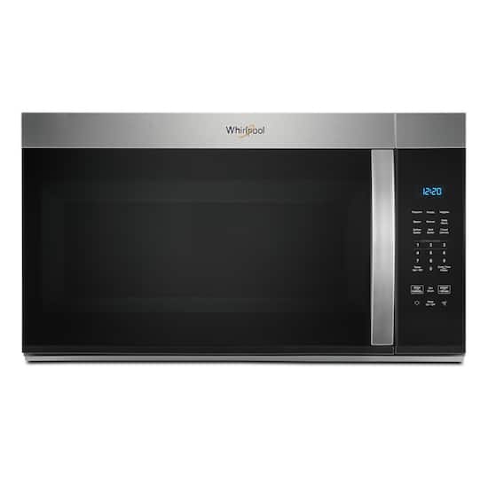 Whirlpool - 1.7 Cu. Ft. Over-the-Range Microwave with 1000-Watts Cooking Power - Stainless Steel