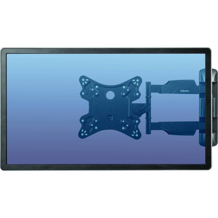 Alt View 2. Fellowes - Fellowes Full Motion TV Wall Mount - 1 Display(s) Supported - 55" Screen Support - 77 lb Load Capacity - Black.