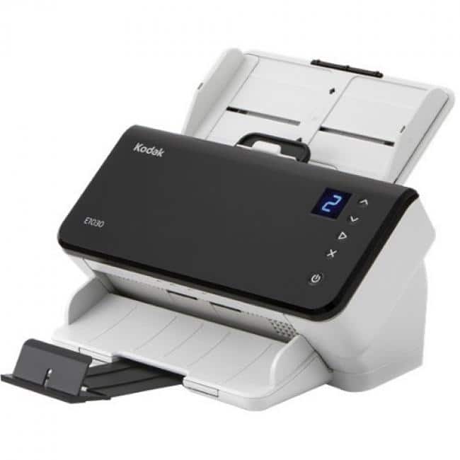Kodak - Alaris E1030 Sheetfed Scanner - 600 dpi Optical - 24-bit Color - 30 ppm (Mono) - 30 ppm (Color) - Duplex Scanning - Unknown
