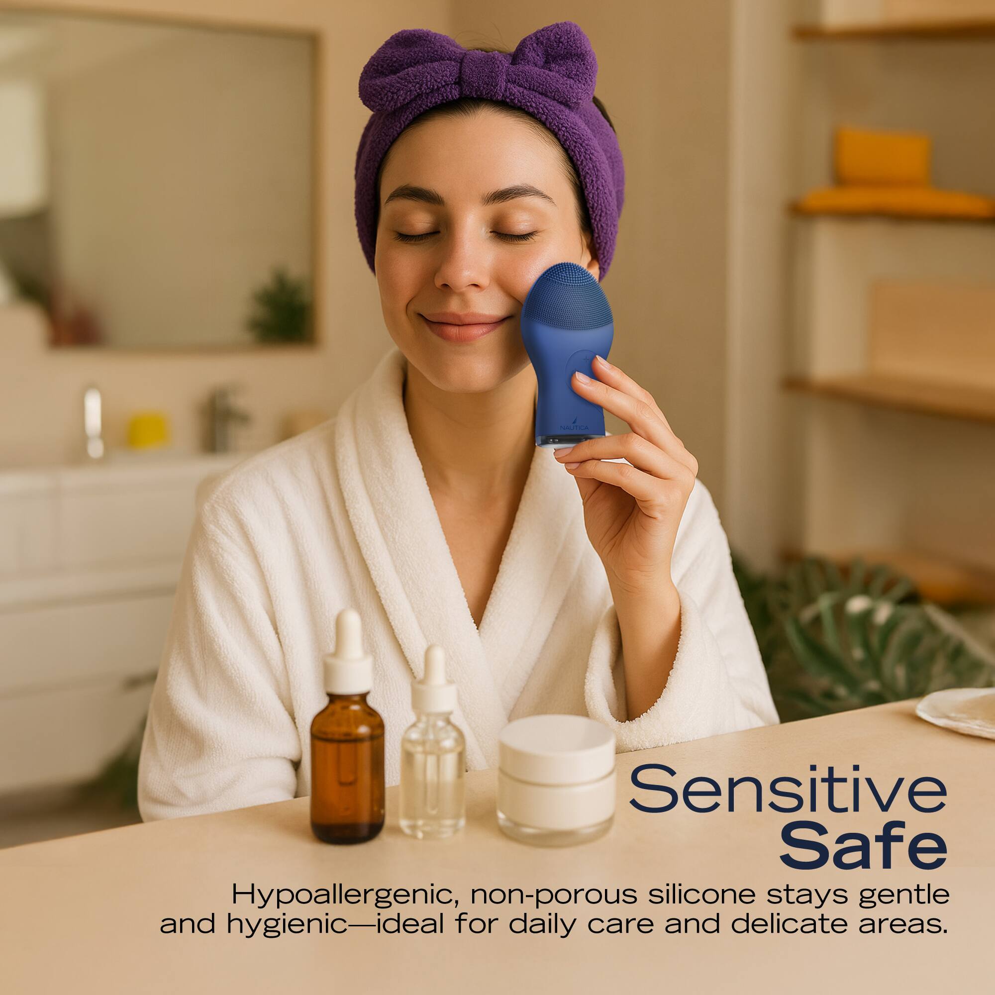 Sensitive Safe

Hypoallergenic, non-porous silicone stays gentle and hygienic—ideal for daily care and delicate areas.