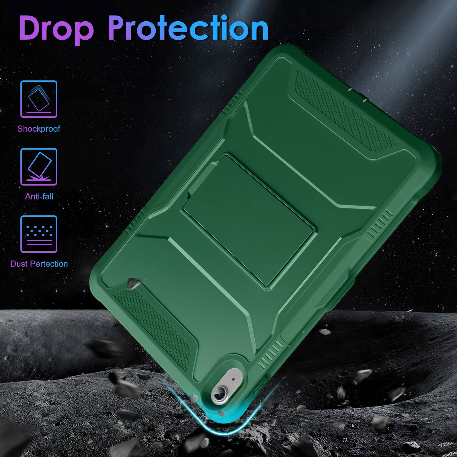 Drop Protection

- Shockproof
- Anti-fall
- Dust Protection