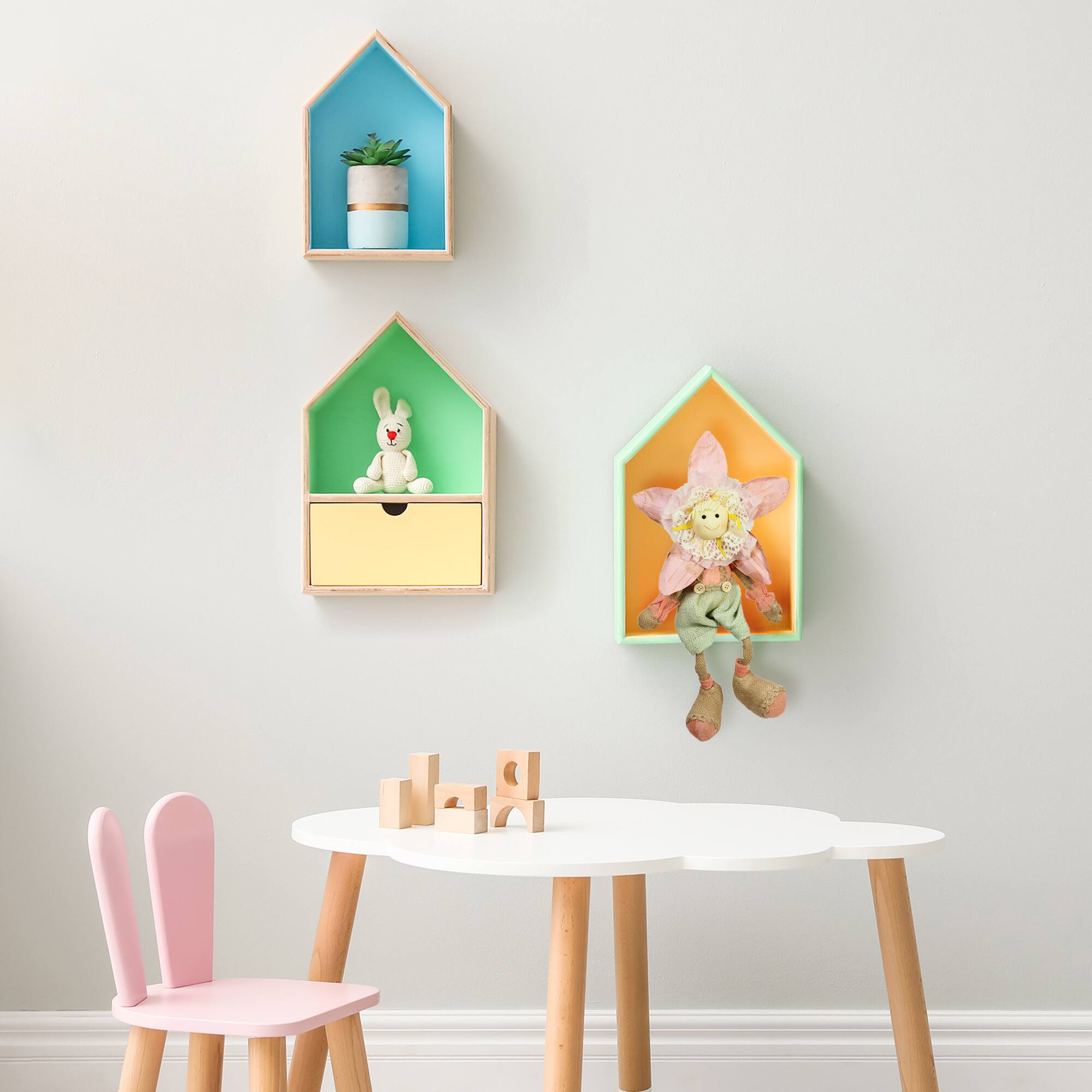 Alt View 7. Northlight - Spring Floral Standing Sunflower Girl Decorative Figure - 17" - Green and Yellow - Pink.