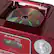 Back. Studebaker - BT Series Portable Bluetooth CD Player with AM/FM Stereo - Red.