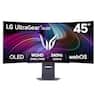 LG - UltraGear 45" OLED QHD 240Hz 0.03ms G-Sync/FreeSync Premium Pro Smart Gaming Monitor with DisplayHDR 400 TRUE - Black