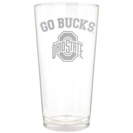 Great American Products - Ohio State Buckeyes Etched 16oz. Rally Cry Pint Glass - Multicolor