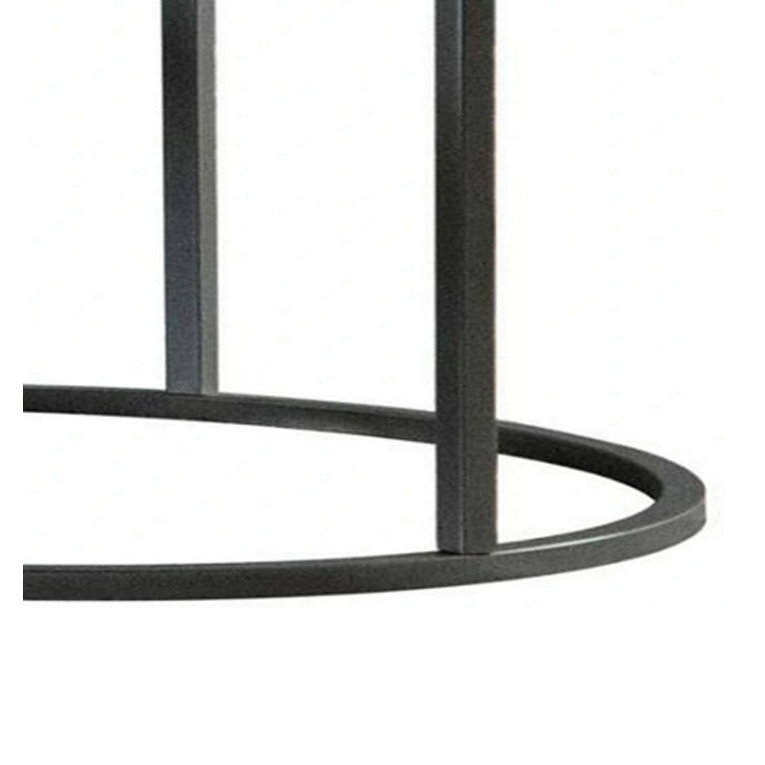 Back. Manhattan Lane - 47 Inch Modern Rectangular Coffee Table, Single Shelf, Wood Grain - Gray.