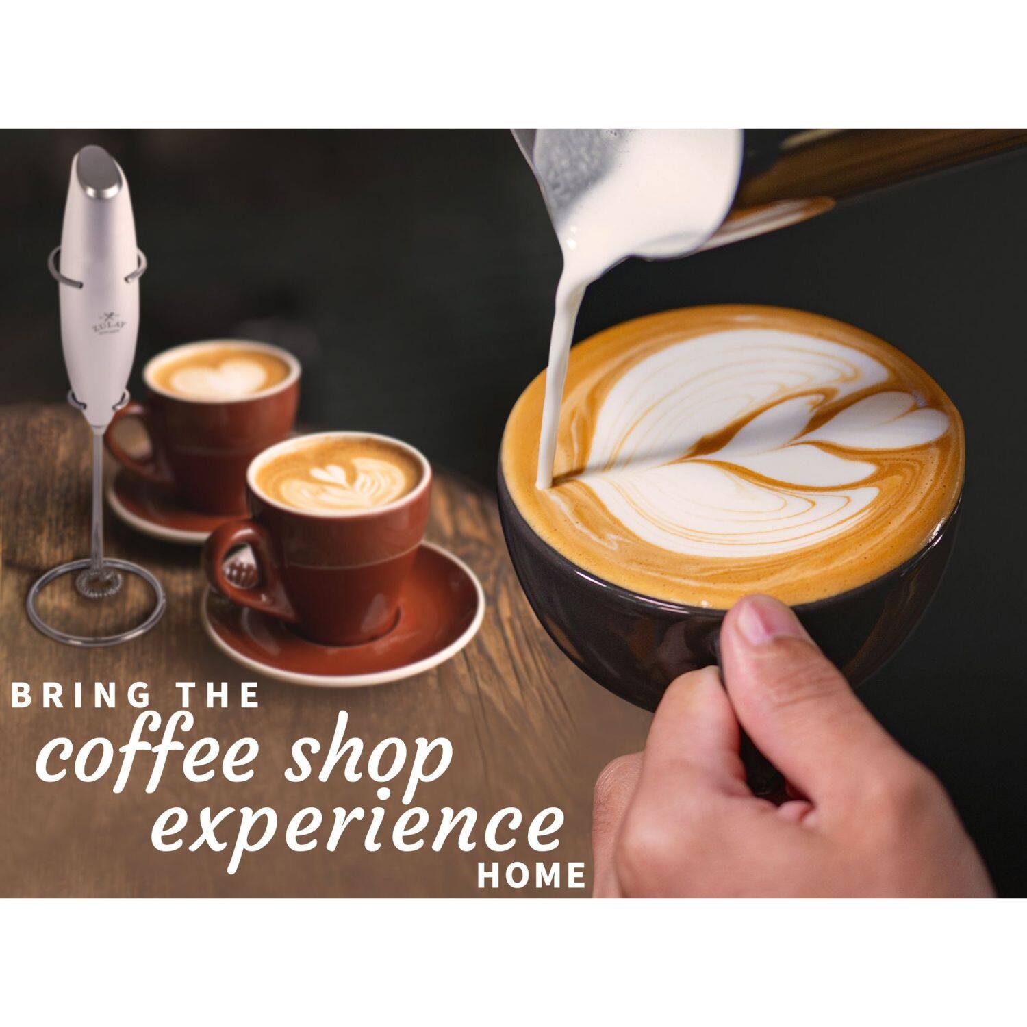 BRING THE coffee shop experience HOME