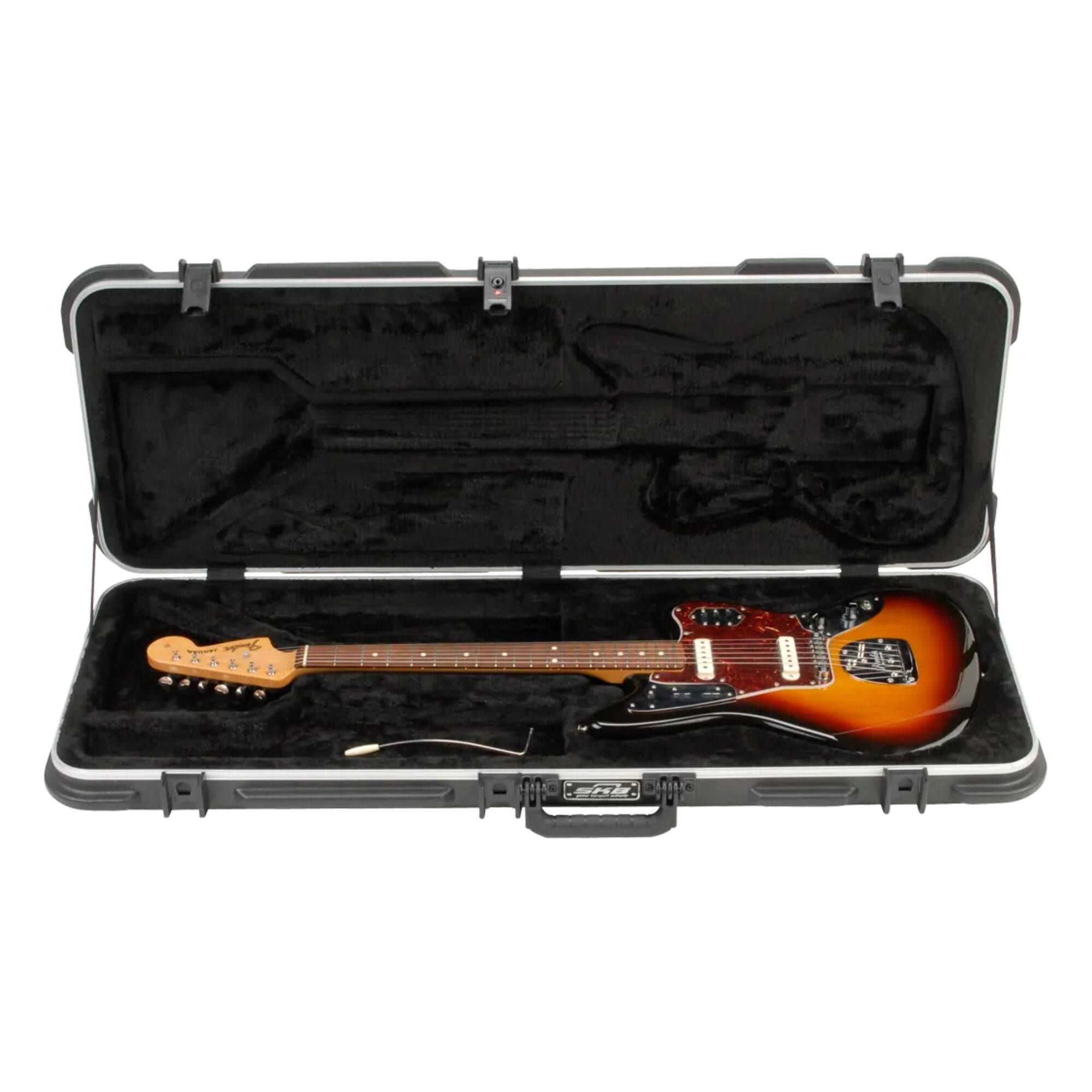 Alt View 8. SKB - Hardshell Guitar Case for Fender Jaguar and Jazzmaster Guitars 1SKB-62.