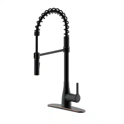 Front. Bio Bidet - Flow Classic Kitchen Faucet - Oil Rubbed Bronze - Oil Rubbed Bronze.
