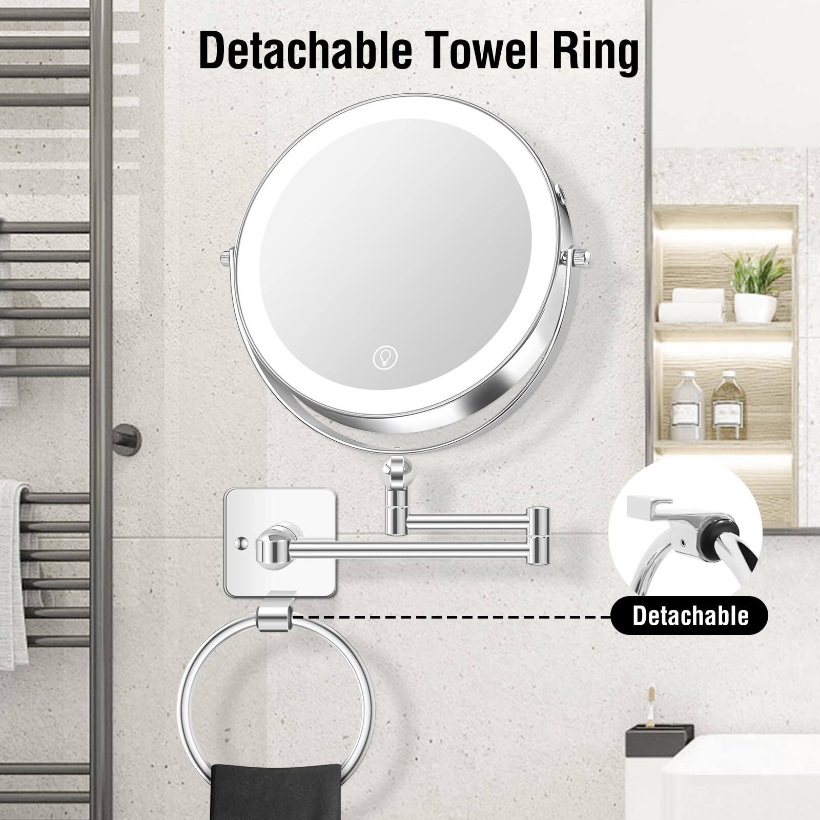 Detachable Towel Ring

Detachable