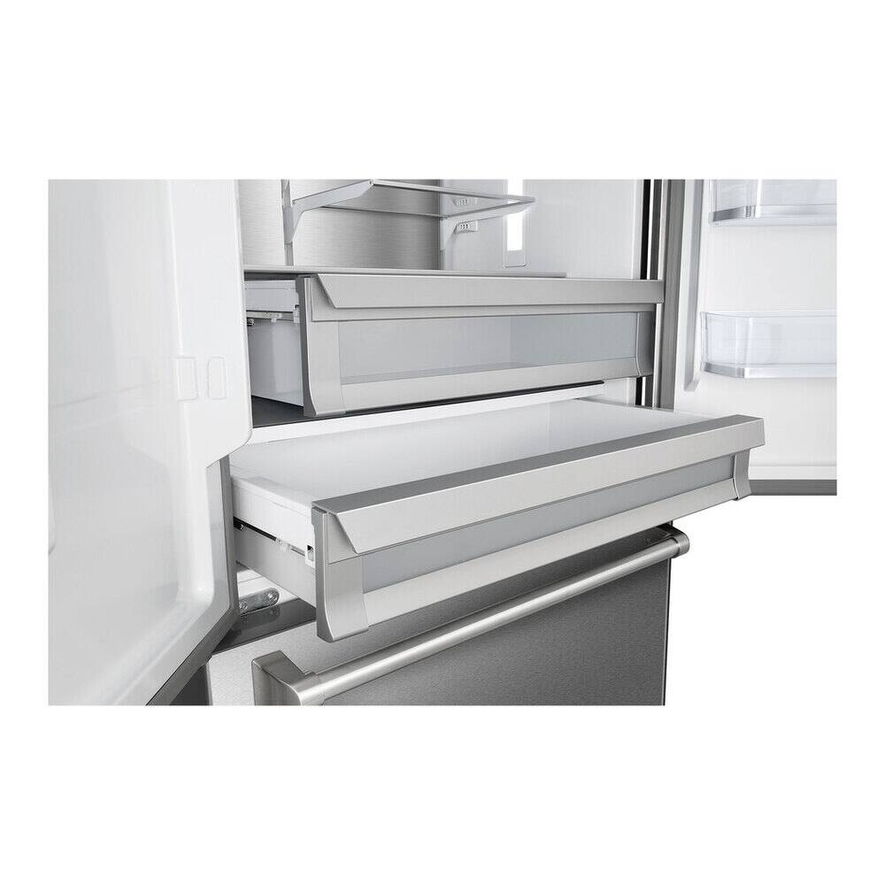 Alt View 8. Verona - Verona 36 in. Counter-Depth French Door Refrigerator with 20.2 cu. ft. Storage Capacity (Stainless Steel) - Stainless Steel.