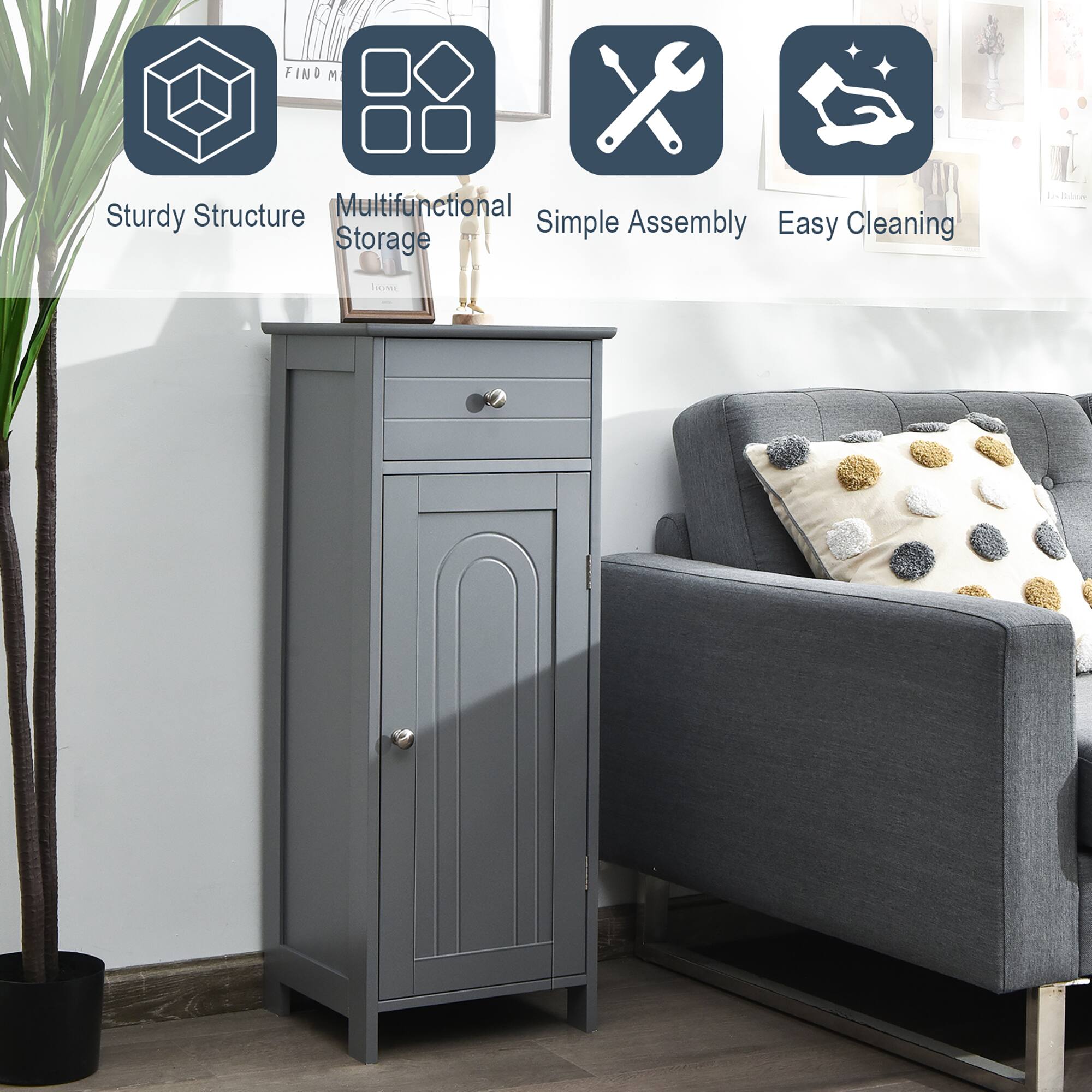 Sturdy Structure, Multifunctional Storage, Simple Assembly, Easy Cleaning