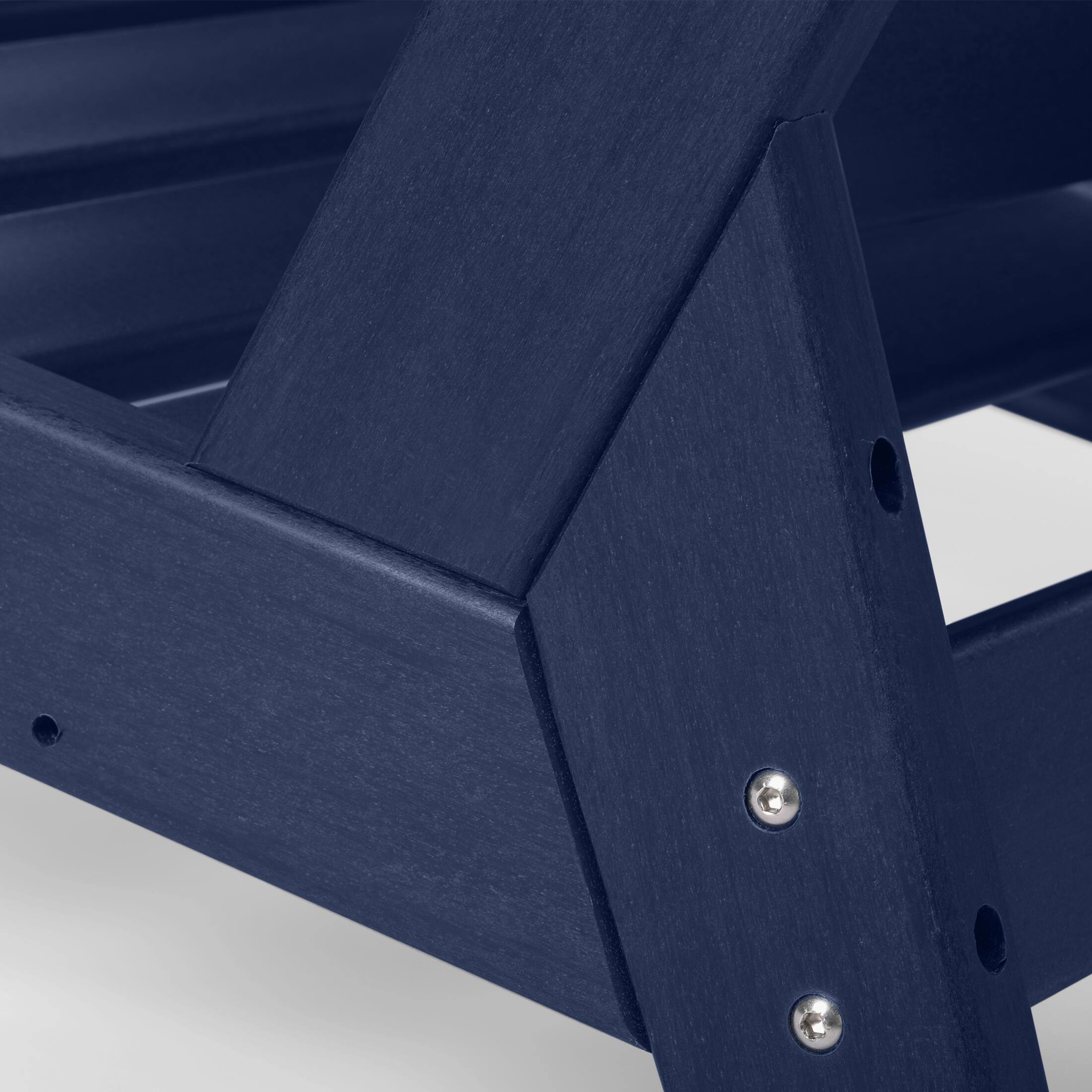 Alt View 4. WestinTrends - WestinTrends Avalon Outdoor Patio HDPE Deep Seating Sectional Loveseat - Navy Blue.