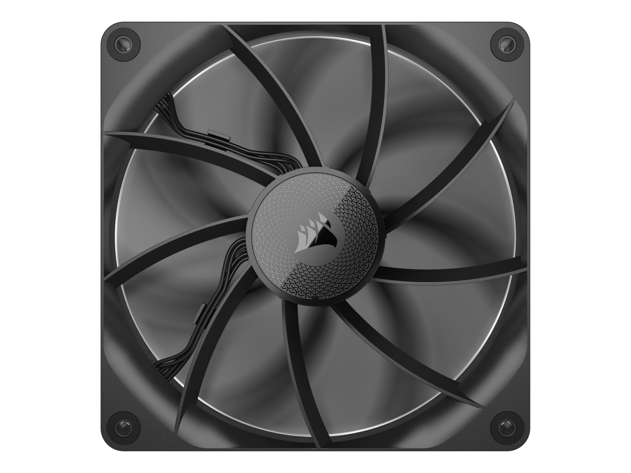 Alt View 7. CORSAIR - CORSAIR RX Series, iCUE LINK RX140, 140mm Fan, Single Pack - Black.