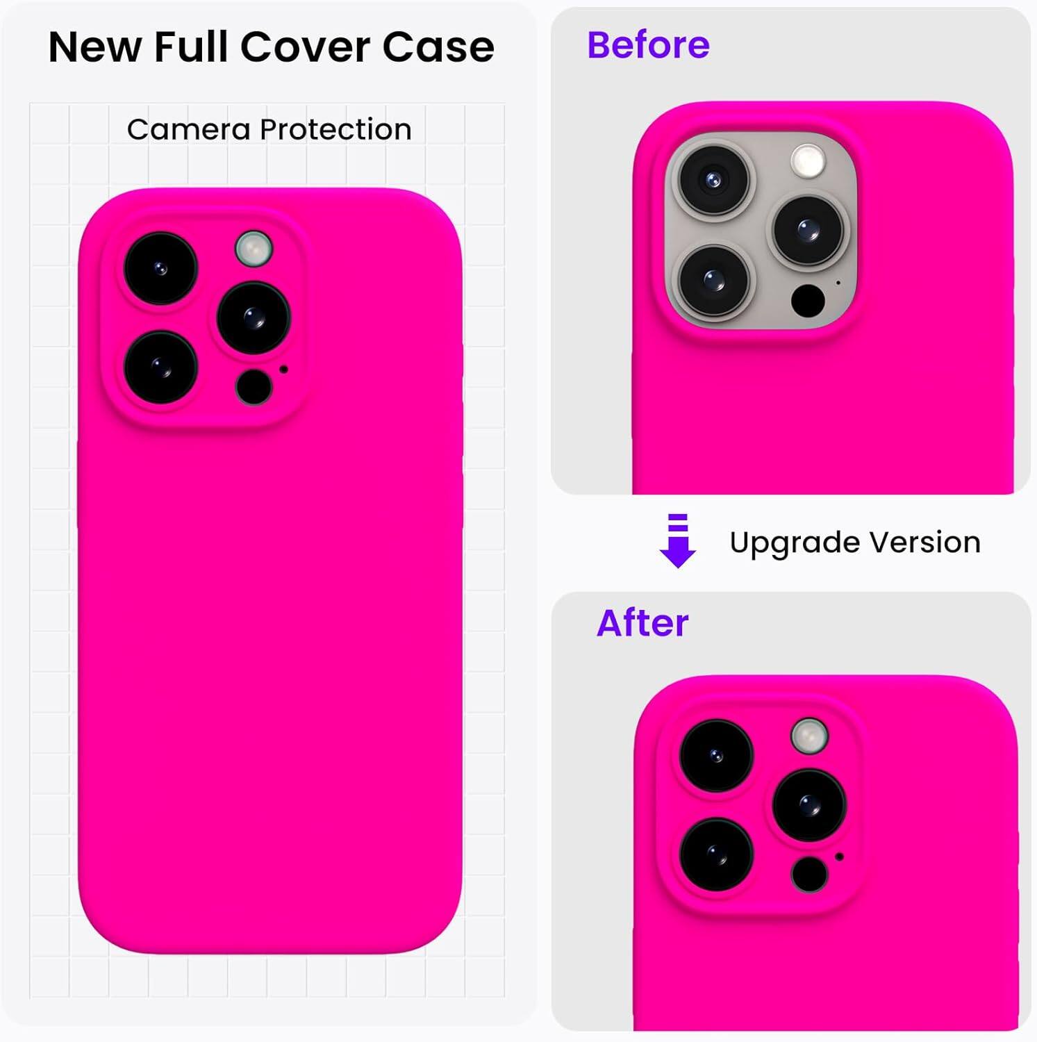 New Full Cover Case
Before
Upgrade Version
After
Camera Protection