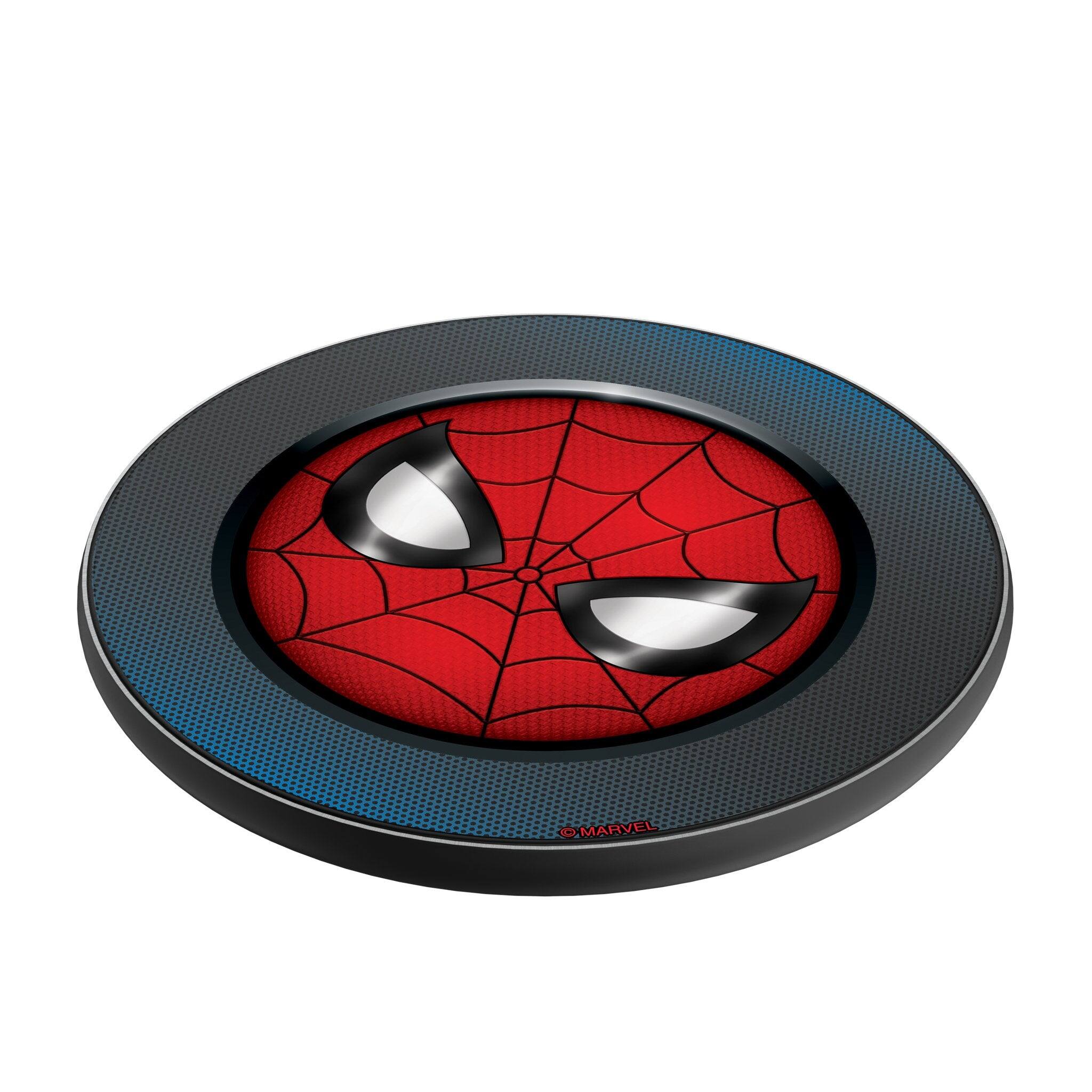 Angle. Keyscaper - Marvel Grid 15-Watt Wireless Charger - Spider-Man.