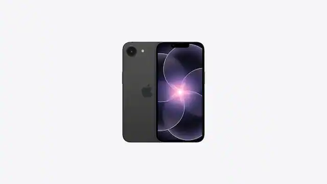 Front. Apple - Refurbished Excellent iPhone 17e 5G 256GB (Unlocked) - Black.
