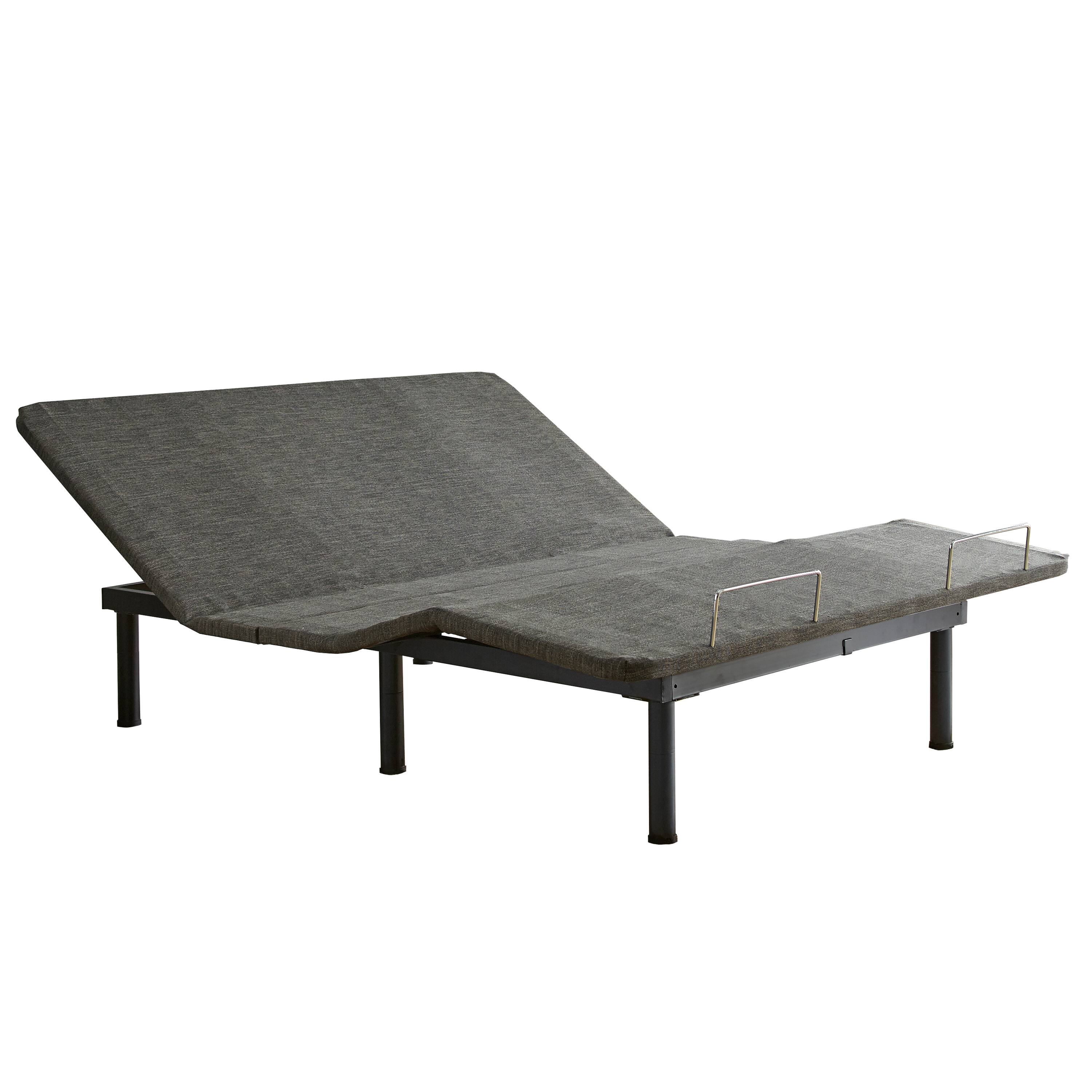 Alt View 2. Boyd Sleep - Zero-Clearance Power Adjustable Bed Base with Massage, Queen - Grey.
