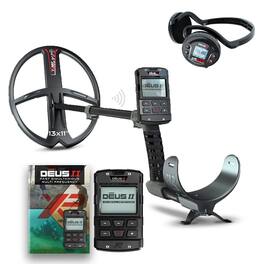 XP Metal Detectors - XP Deus 2 - 13" Coil Metal Detector- WS6ST Stereo Headphones - RC