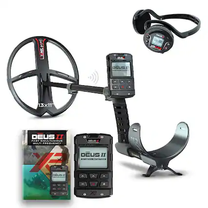 3 3 EMF BLS .. .. P. - 1 W 1 AT DEUS II LI adida - + 13x11" DEUS II FAST SIMULTANIOUS MULTI FREQUENCY : T2 REL E DEUS II KEMETAL DETECTANS VE m DEUS I - + - - - + R
