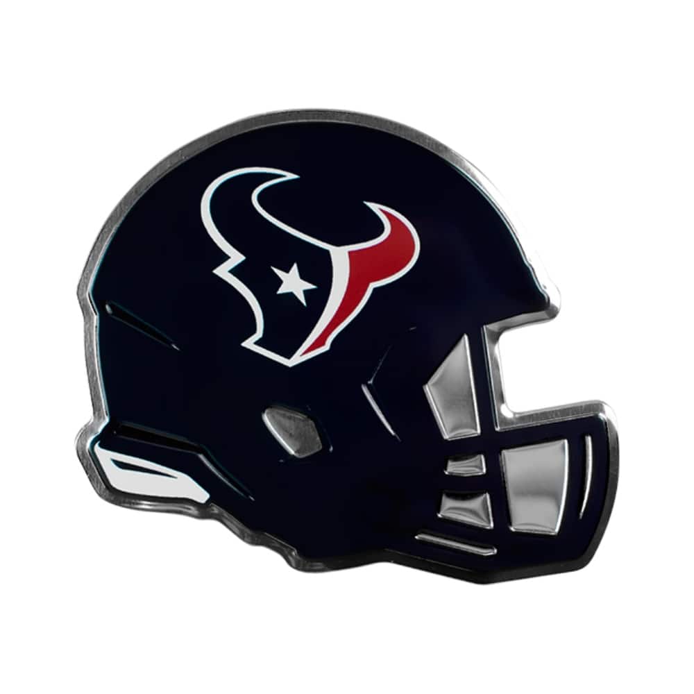 TCL - Houston Texans Easy Peel & Stick Full Color Aluminum Helmet Emblem - Multi