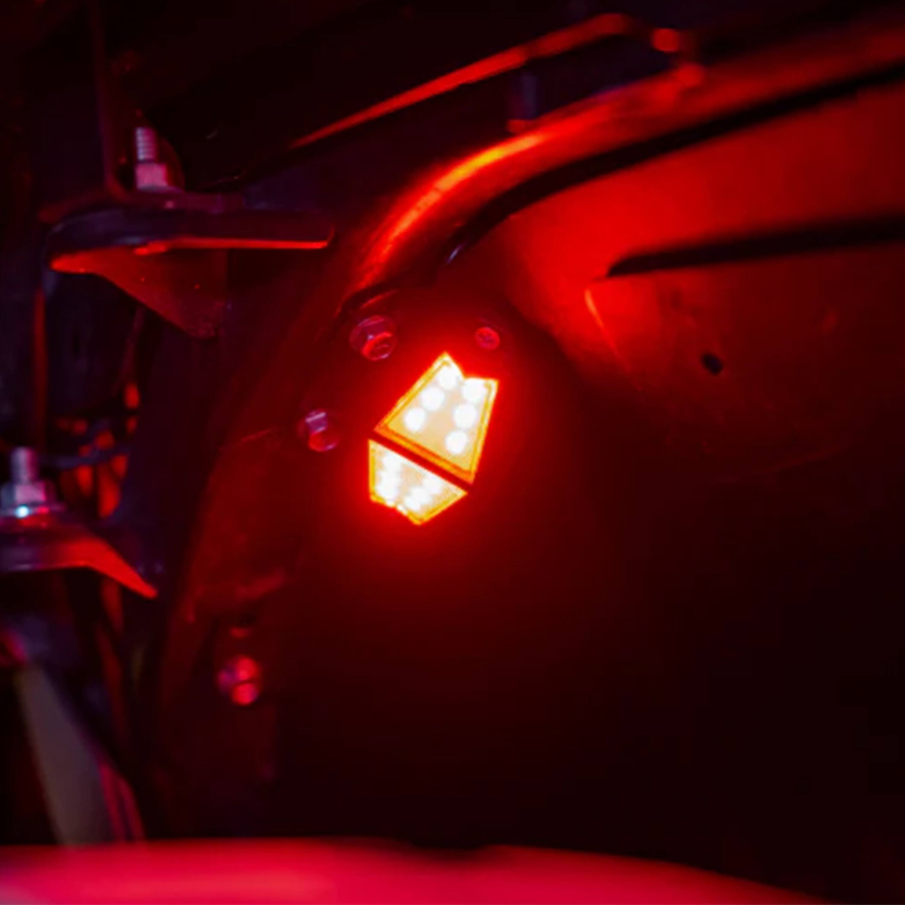 Alt View 15. Race Sport - COLORTRAIL 4-Pod LED RGBW Rock Light Expansion Kit - Multi.