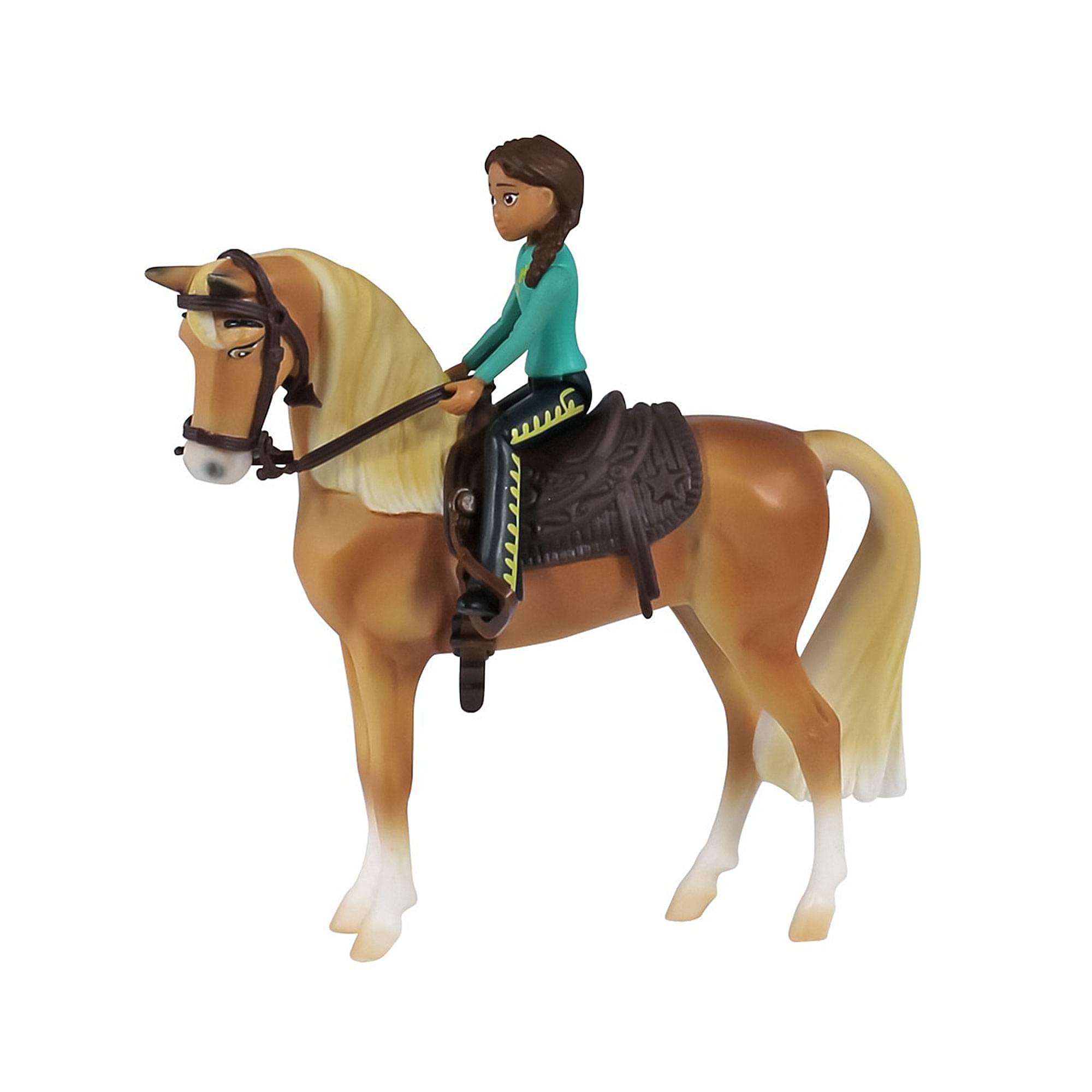 Alt View 2. Breyer Animal Creations - Breyer Spirit Riding Free Chica Linda & Prudence Small Horse & Doll Set - Multi-Color.
