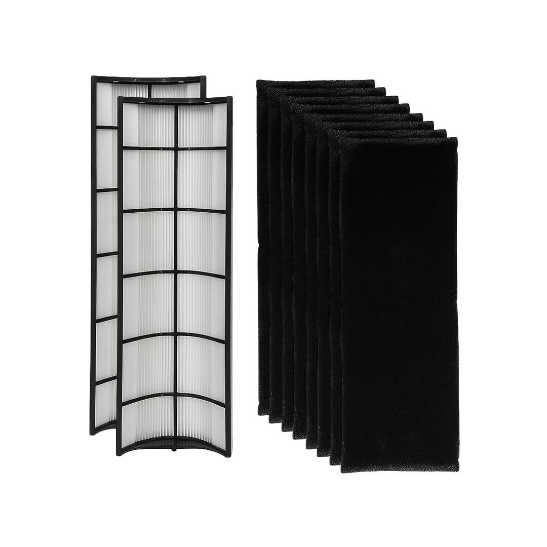 Alt View 2. Nispira - Nispira 2-in-1 True HEPA Replacement Filter PETWRFIL for Pure Enrichment PureZone Elite 4-in-1 PEAIRTWR Air Purifier (HE.
