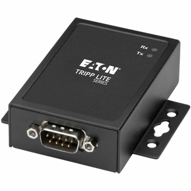 Eaton Tripp Lite Series 1-Port RS-422/RS-485 USB to Serial FTDI Adapter with COM Retention (USB-B to DB9 F/M) - External - Black
