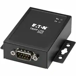 Eaton Tripp Lite Series 1-Port RS-422/RS-485 USB to Serial FTDI Adapter with COM Retention (USB-B to DB9 F/M) - External - Black