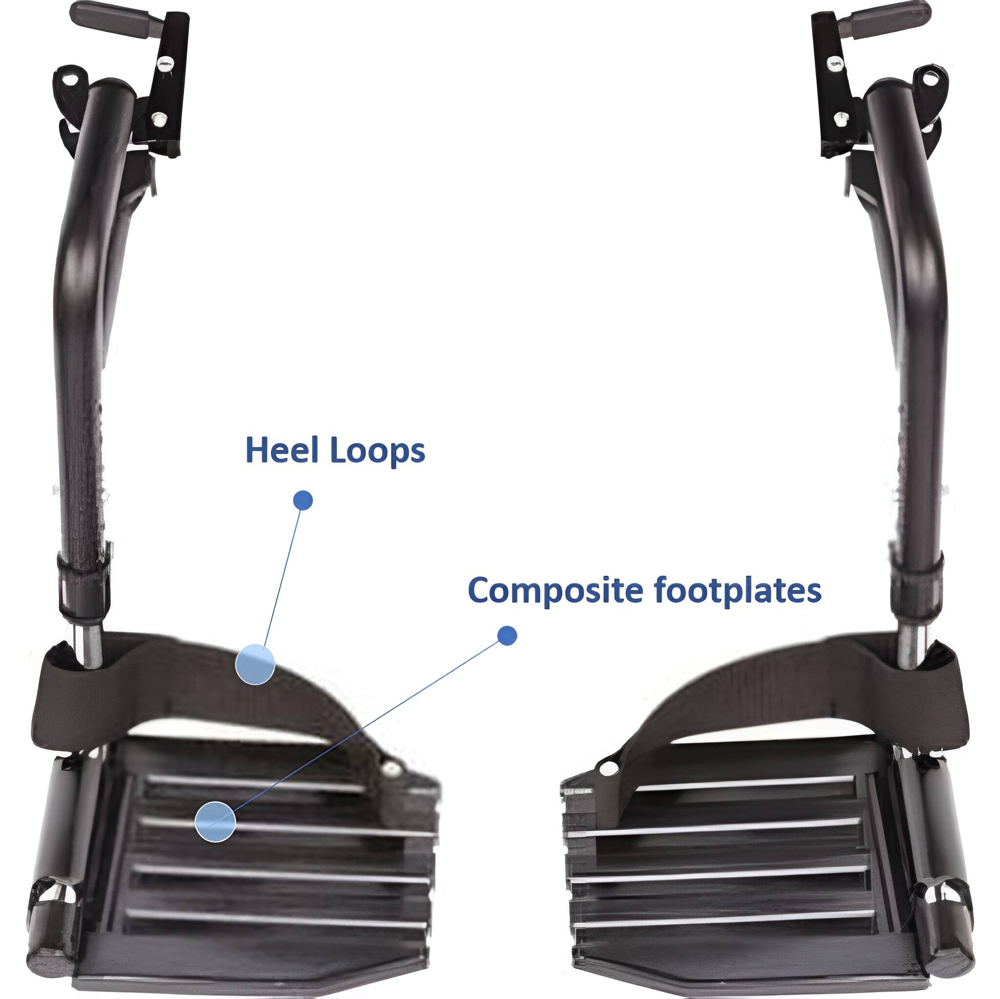 Heel Loops  
Composite footplates
