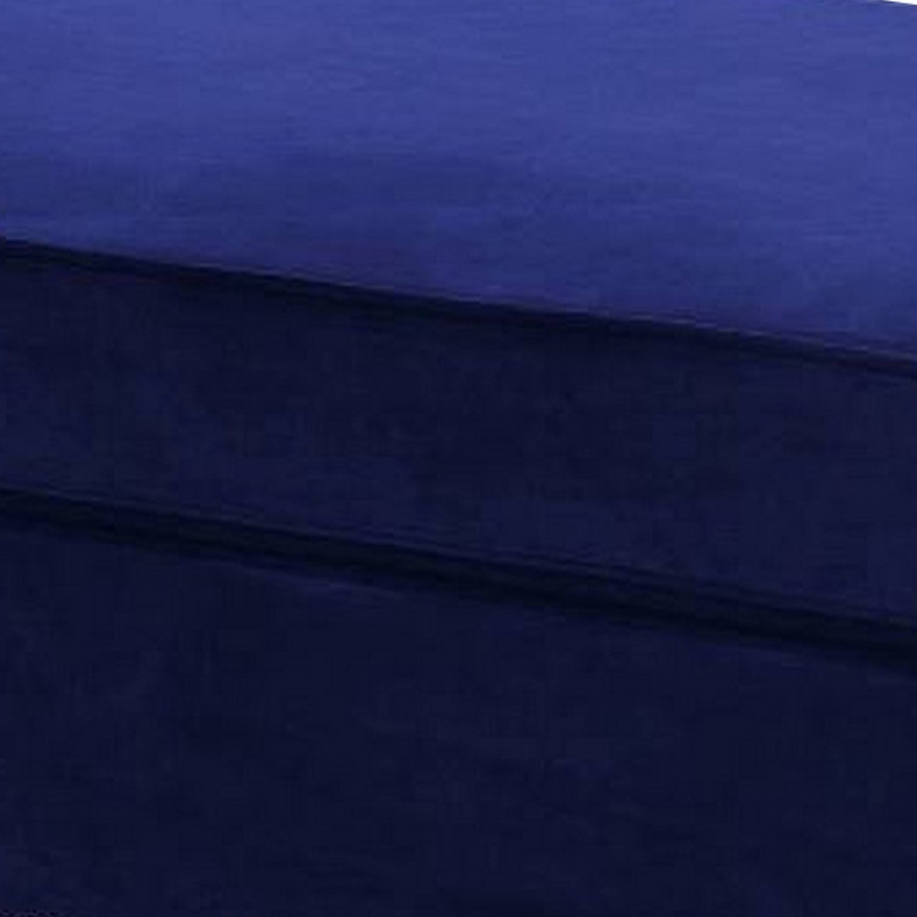 Alt View 2. Manhattan Lane - 46 Inches Nailhead Trim Velvet Upholstered Ottoman - Blue.