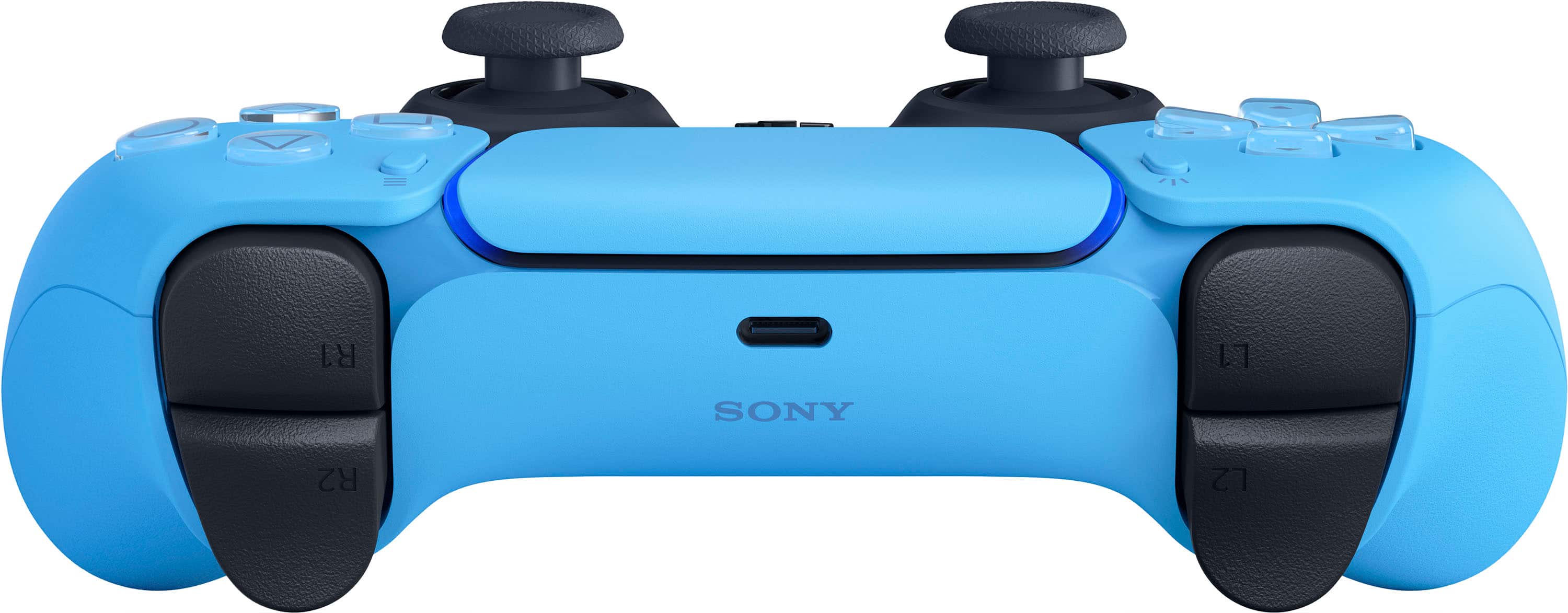 Back. Sony Interactive Entertainment - DualSense Wireless Controller for PS5, PC, Mac & Mobile - Starlight Blue.