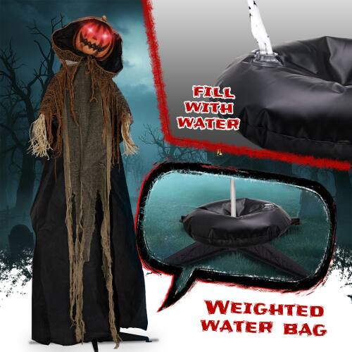 Fill with water. Weighted water bag