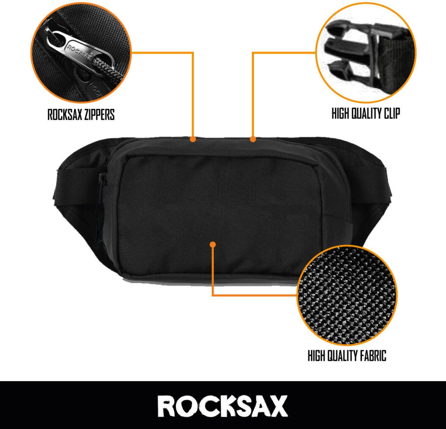 ROCKSAX  
ROCKSAX ZIPPERS  
HIGH QUALITY CLIP  
HIGH QUALITY FABRIC