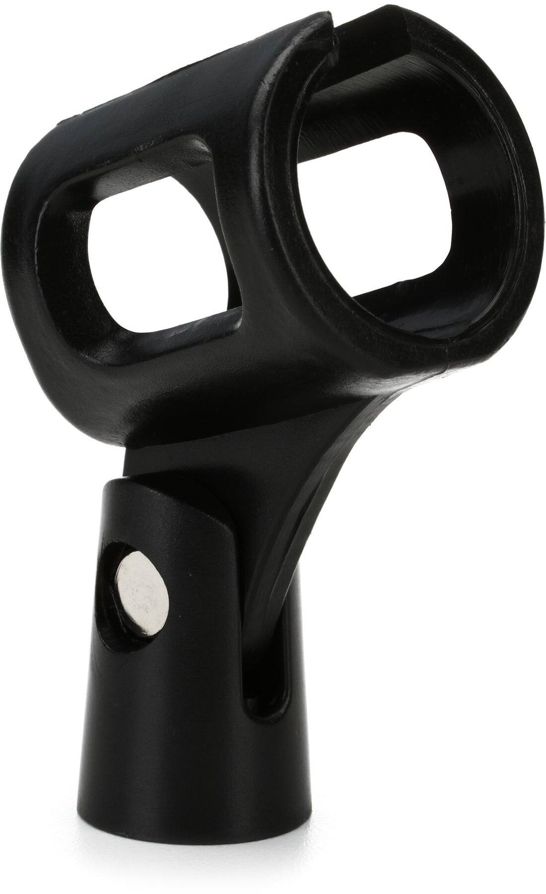 Front. Gator Frameworks - Wireless Microphone Clip with Adjustable Tilt and Expanded Diameter for Handheld Transmitters.