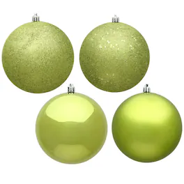 Vickerman - 2.75" Ball 4 Finish Assorted 20 Box - Lime