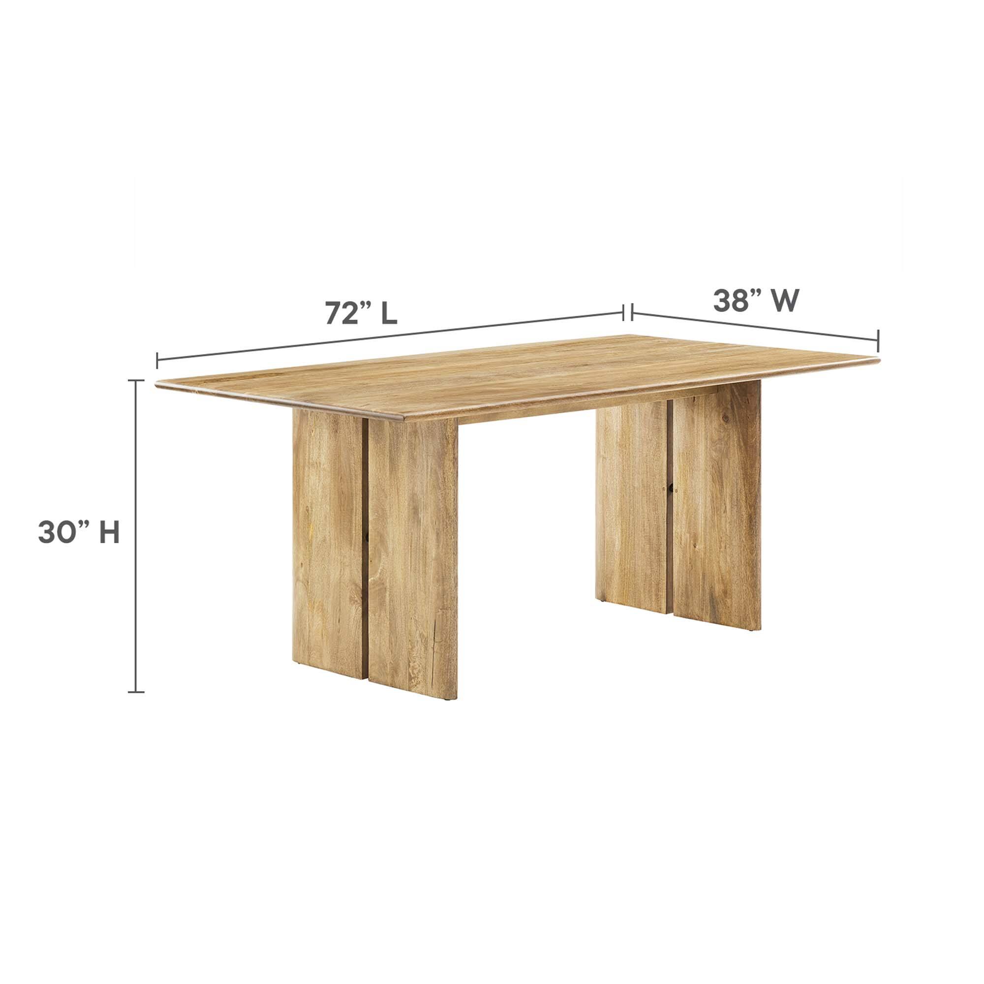 72" L x 38" W x 30" H