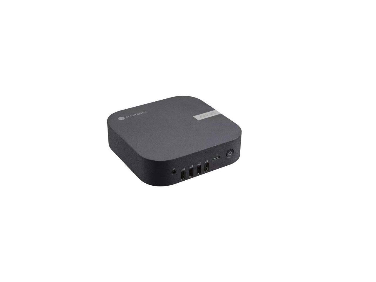 Alt View 2. ASUS - ASUS Chromebox 5a - i3-1315U - 8GB DDR4 - 128GB SSD - Chrome OS Enterprise - Gigabit Ethernet - Black.