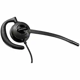 HP - Poly EncorePro 530 with Quick Disconnect Discreet Headset TAA - Mono - Mini-phone (3.5mm) - Wired - 20 Hz to 16 kHz - Black