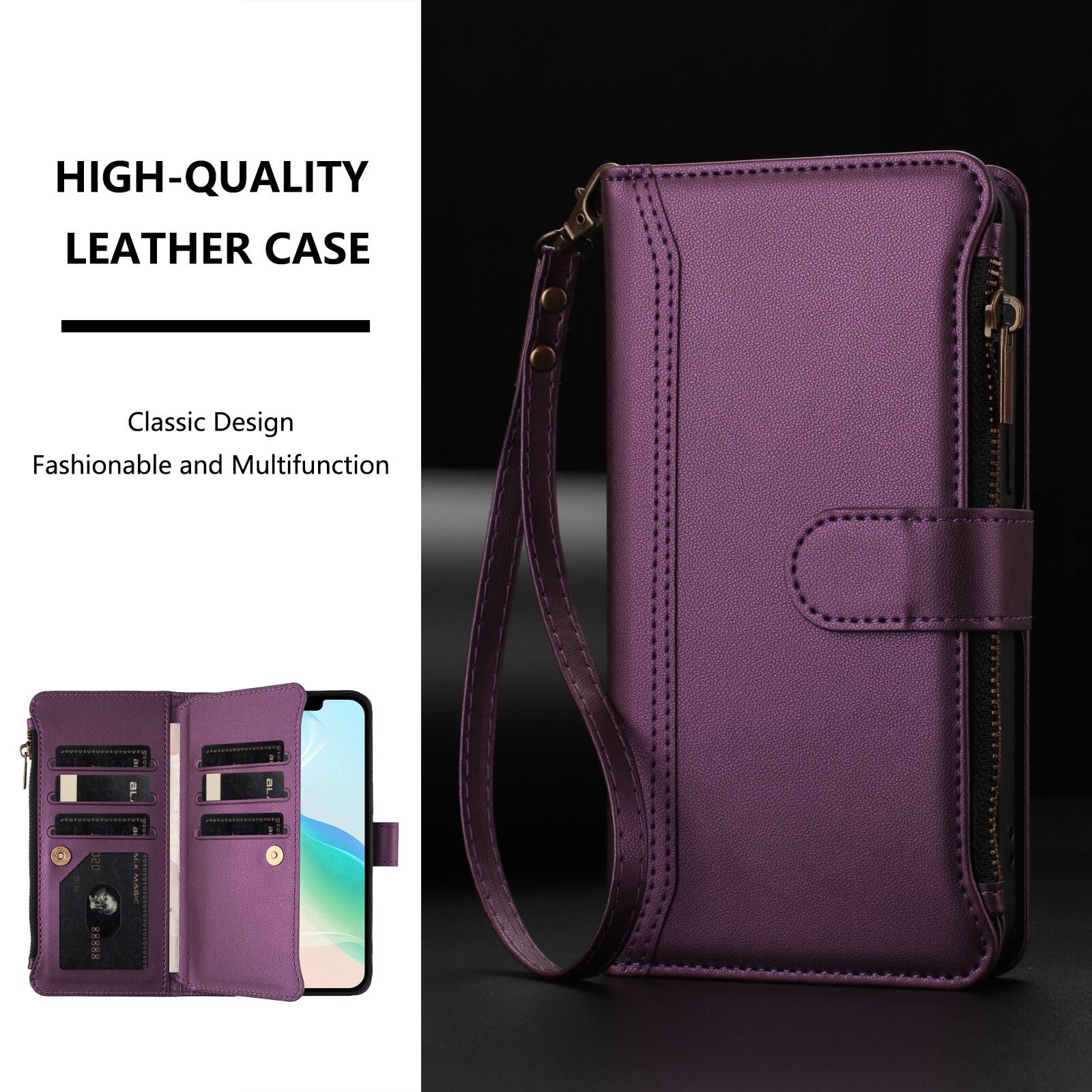 HIGH-QUALITY LEATHER CASE

Classic Design
Fashionable and Multifunction