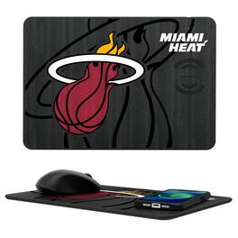 Keyscaper - Miami Heat Wireless Charger & Mouse Pad - Multicolor