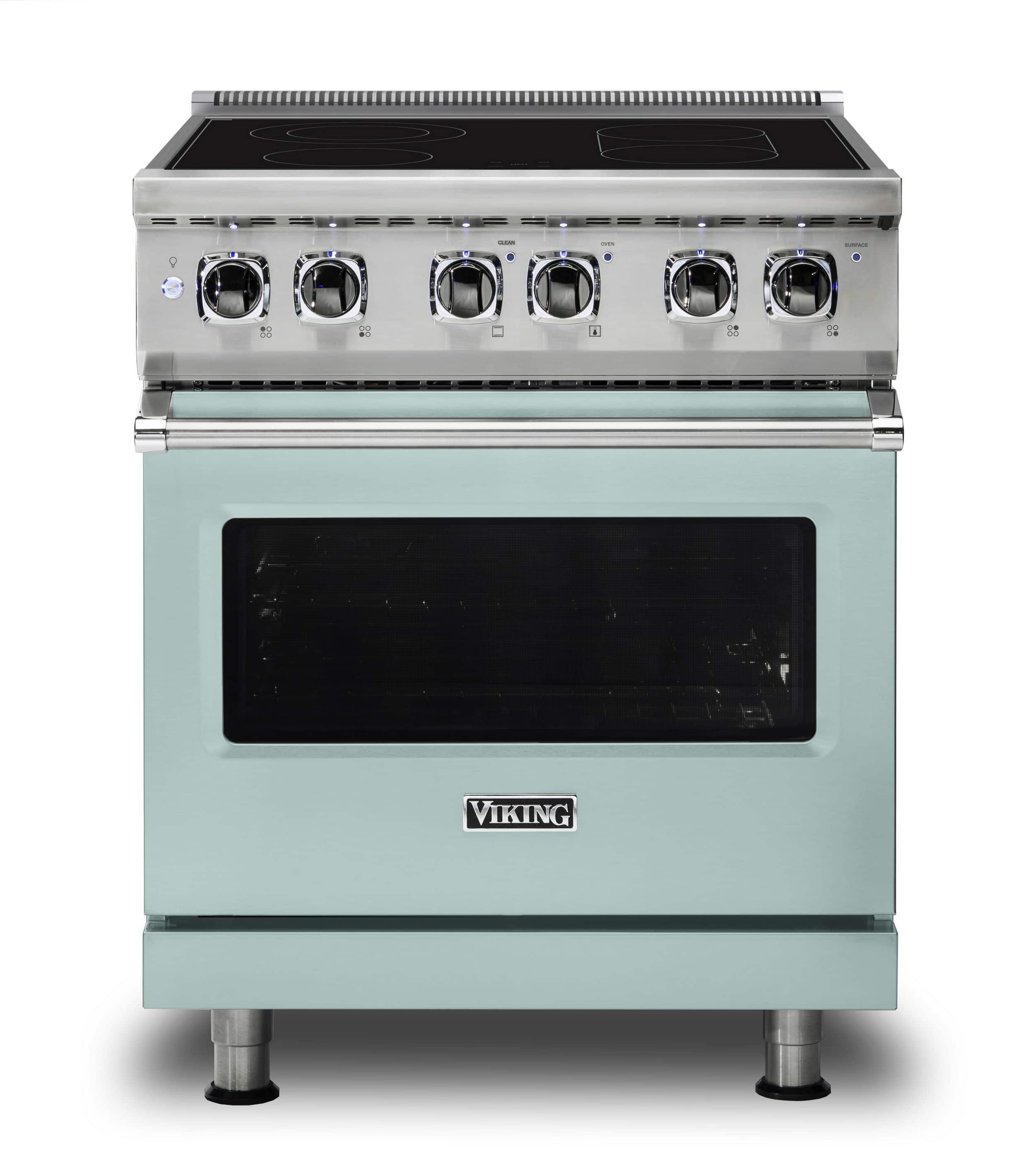 Viking - 5 Series 30" Wide Freestanding Electric Range - Splash - Front_Zoom