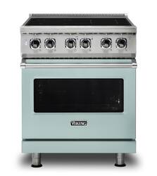 Viking - 5 Series 30" Wide Freestanding Electric Range - Splash - Front_Zoom