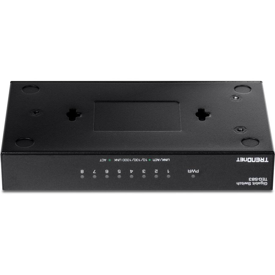 Trendnet 8 Port Gigabit Desktop Switch, TEG S83, 8 x Gigabit RJ 45