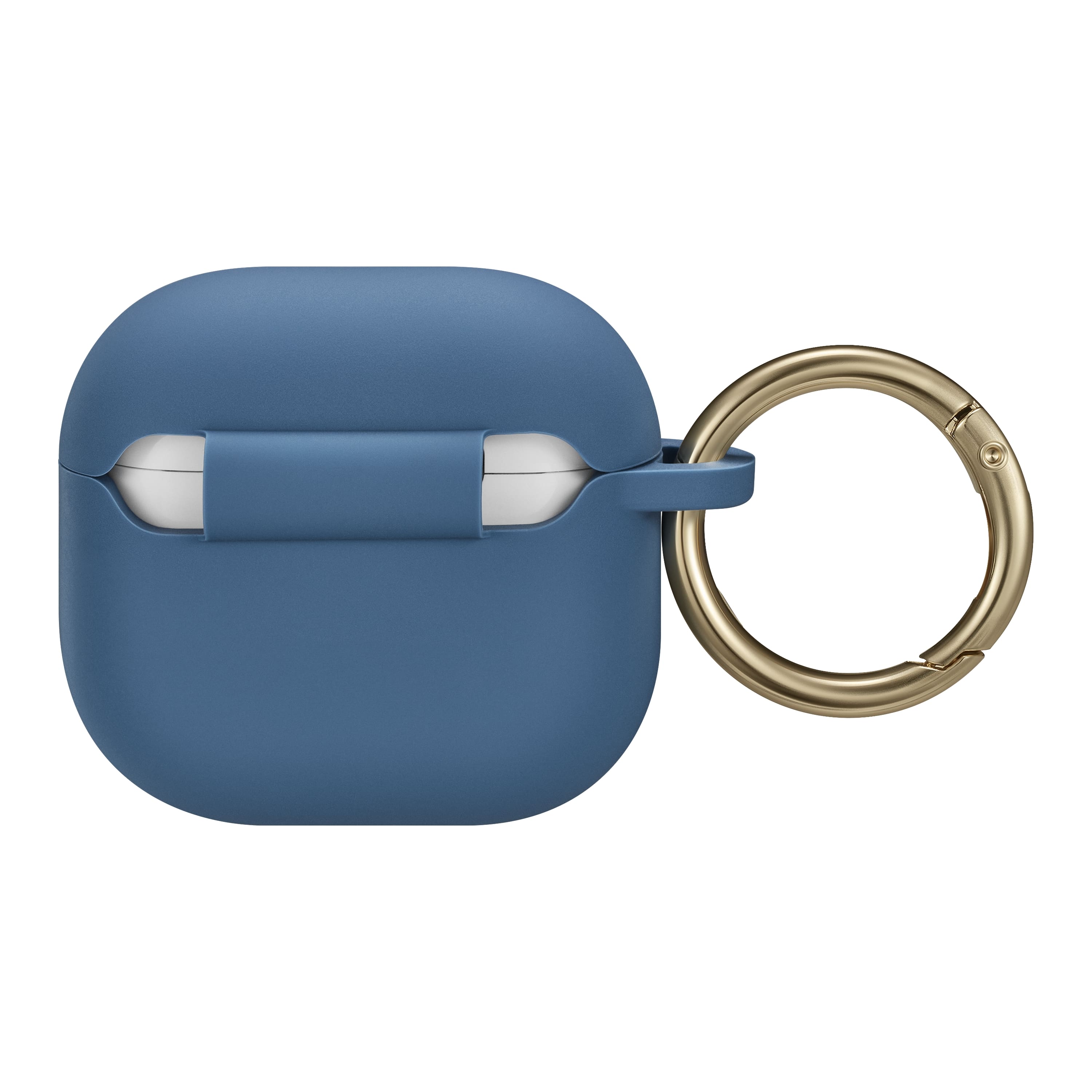 Alt View 13. Best Buy essentials™ - Case for Apple AirPods 4 and AirPods 4 with Active Noise Cancellation (ANC) - Blue.