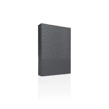 Front. Seagate - Seagate One Touch Portable HDD 4TB - Space Gray.