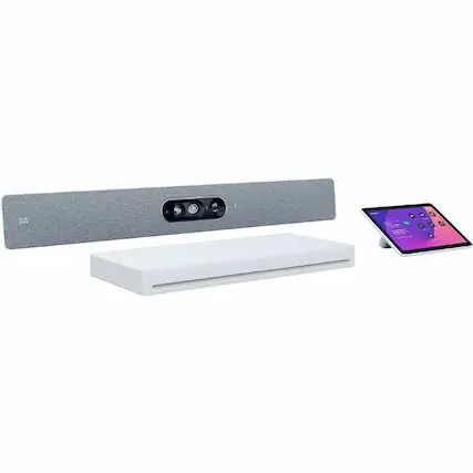 Front. Cisco Consumer Products - Webex Room Kit EQ - CMOS - 3840 x 2160 Video (Live) - SIP, H.323 - Point-to-Point - 4K - 15 fps - H.264 AVC, H.265 - Unknown.