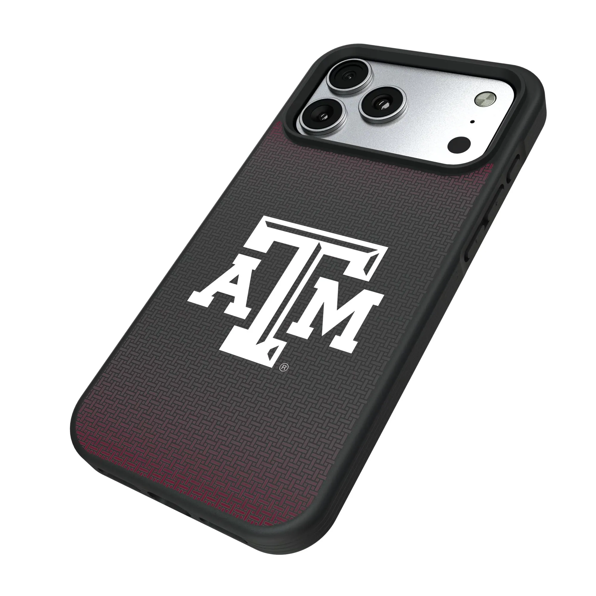 Alt View 1. Keyscaper - Texas A&M Aggies Bump Case with 8.2ft Drop Protection - 13 Pro Max - Black.