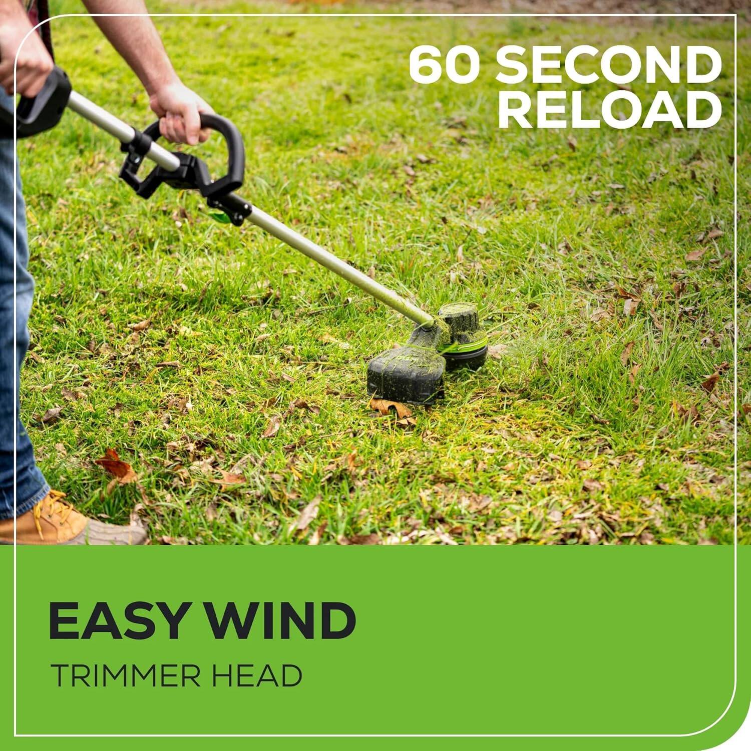60 SECOND RELOAD  
EASY WIND TRIMMER HEAD